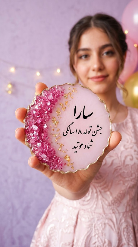گیفت مناسبتی رزینی مگنتی هدیهای خاص و ماندگارو جدید دست ساز